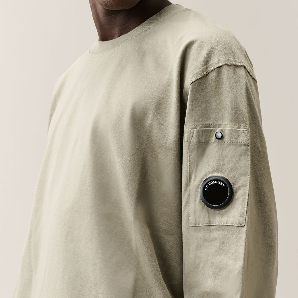 CP Company Mercerized Twisted Longsleeve T-shirt Grau