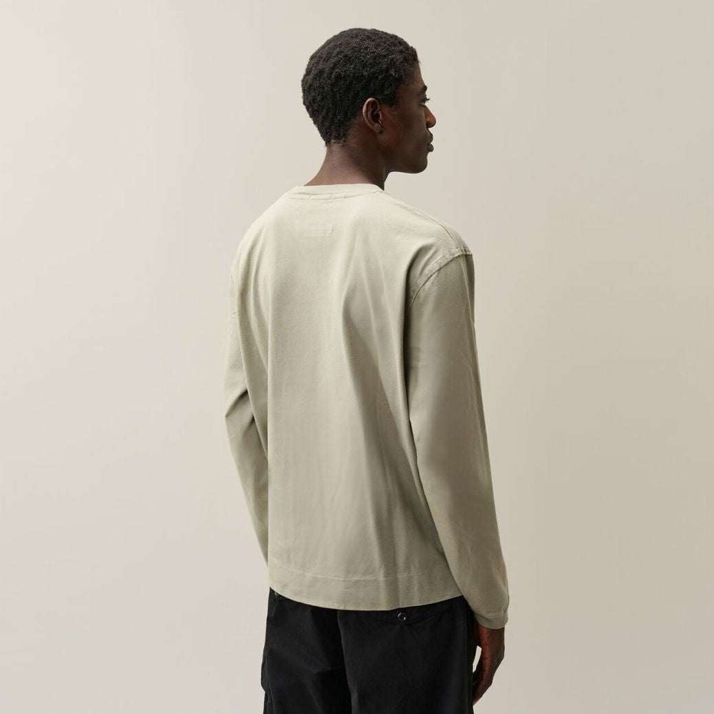 CP Company Mercerized Twisted Longsleeve T-shirt Grau