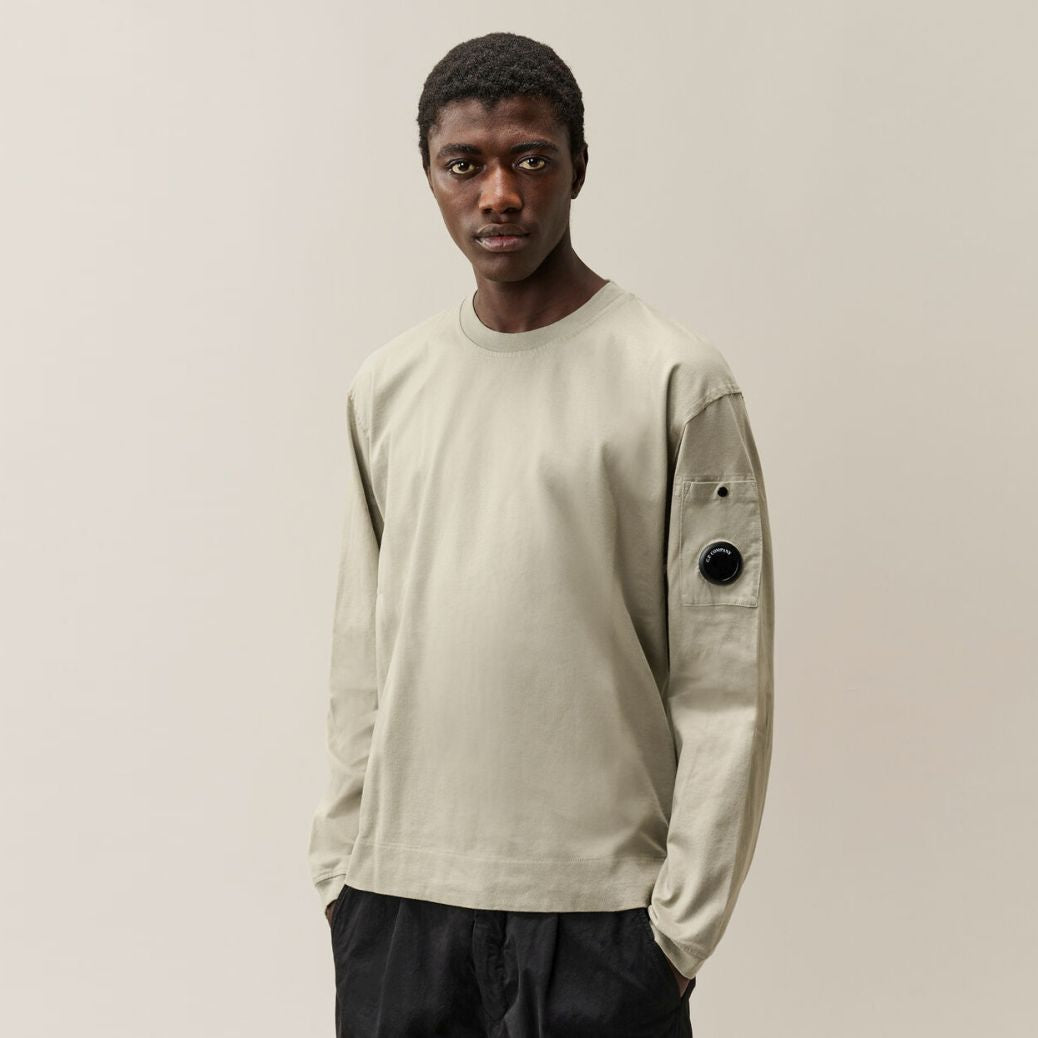 CP Company Mercerized Twisted Longsleeve T-shirt Grau