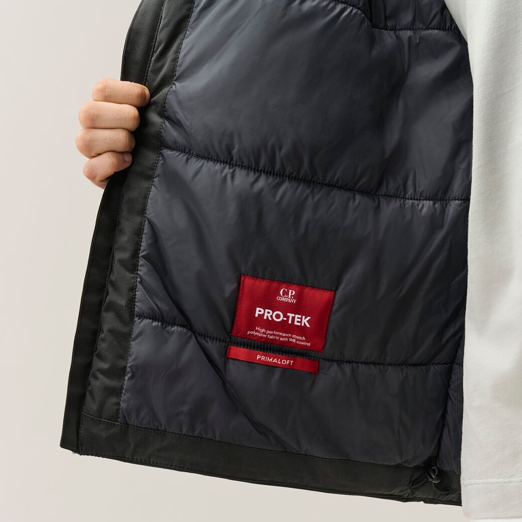 CP Company Pro-Tek Primaloft Silver Hooded Lens Jacke Anthrazit