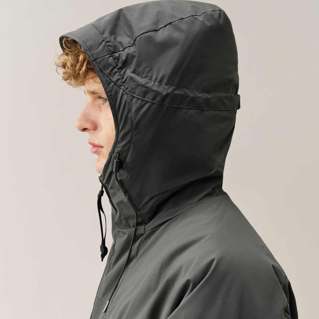 CP Company Pro-Tek Primaloft Silver Hooded Lens Jacke Anthrazit