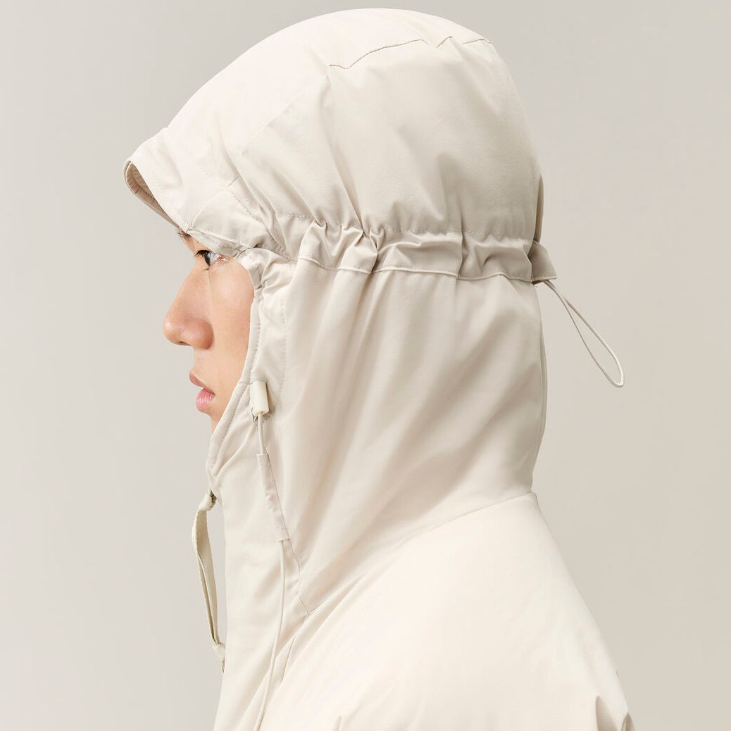 CP Company Pro-Tek Primaloft Silver Hooded Lens Jacke Offwhite