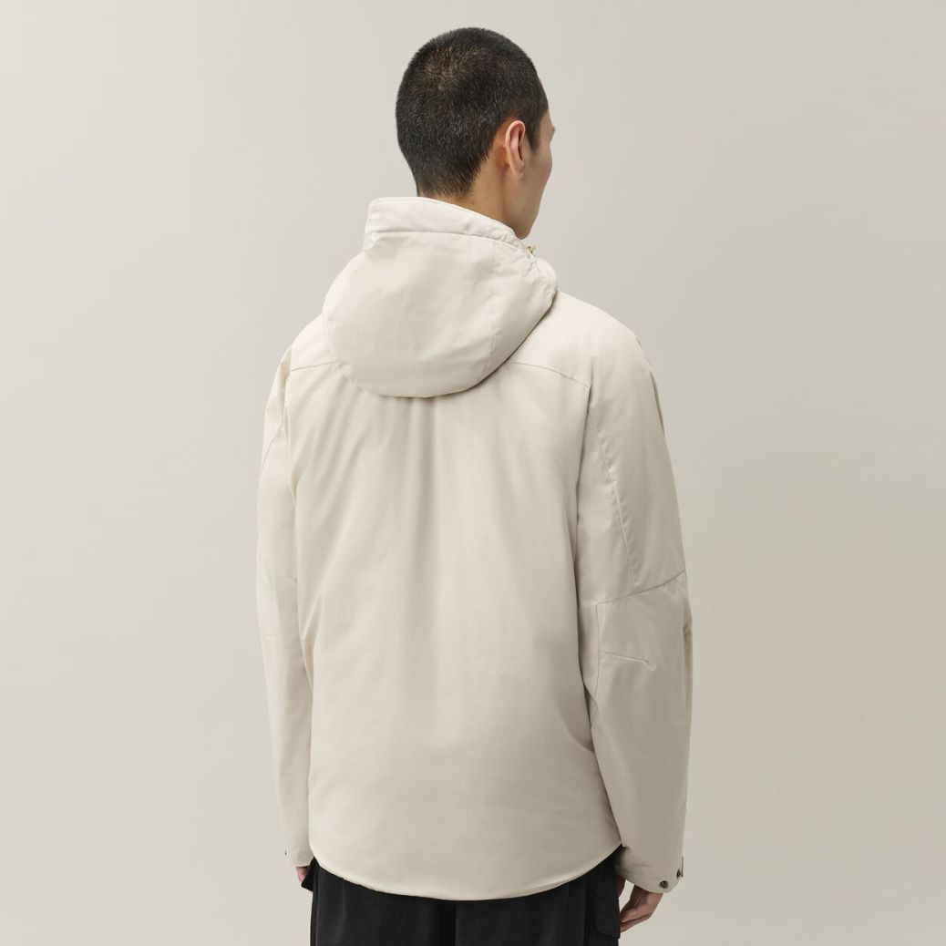 CP Company Pro-Tek Primaloft Silver Hooded Lens Jacke Offwhite