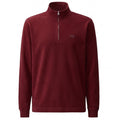 CP Company Stretch-Piqué Half-Zip Langarm-Poloshirt Rot