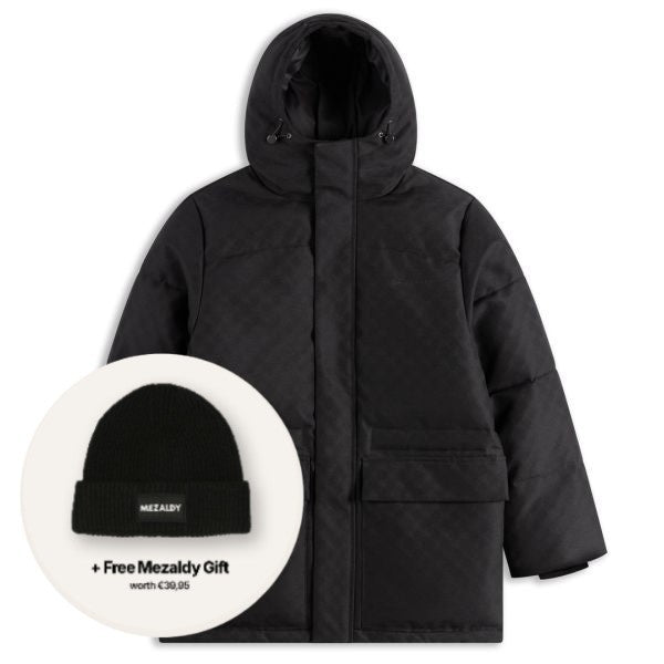 Daily Paper Oba Monogram Puffer Schwarz