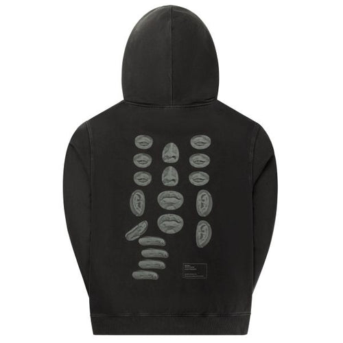 Daily Paper Senses Hoodie Washed Zwart