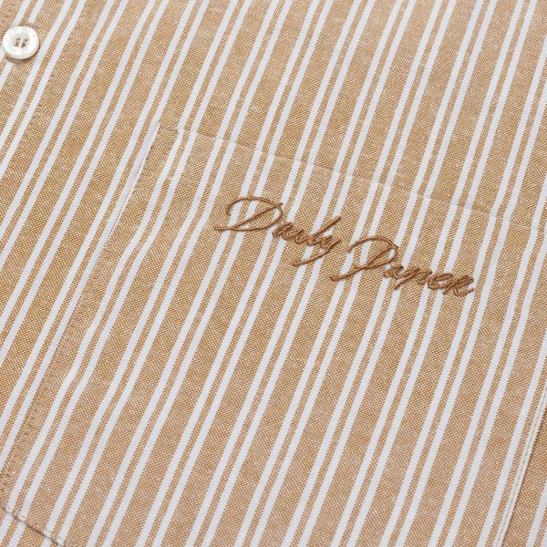 Daily Paper Stripe Overhemd Beige