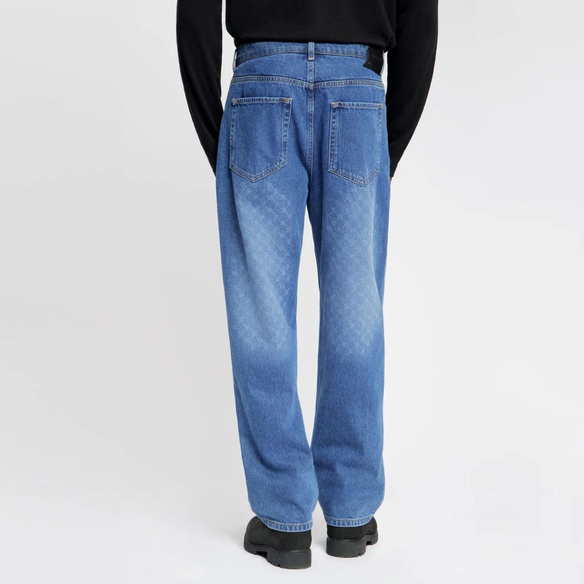 Daily Paper Faded Monogram Amba Jeans Blau