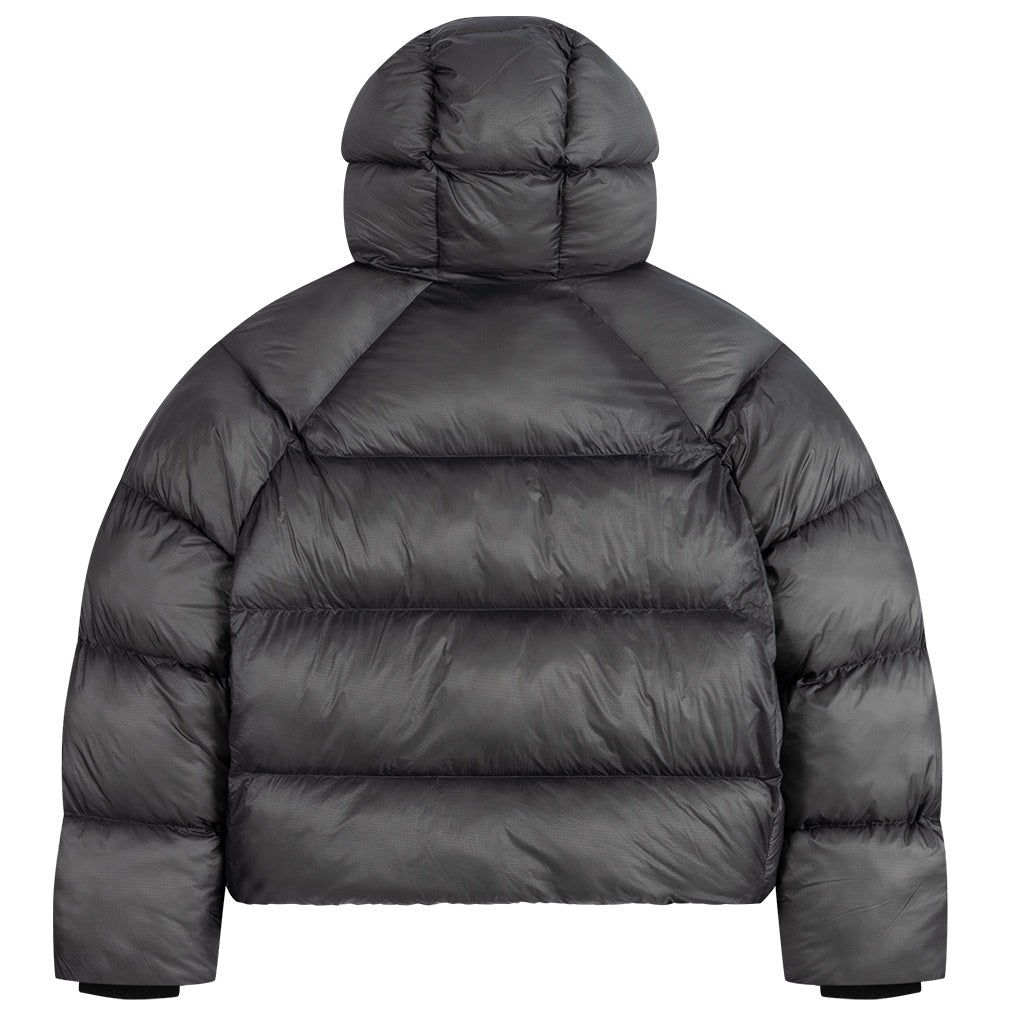 Daily Paper Raglan Sleeve Dias Puffer Schwarz