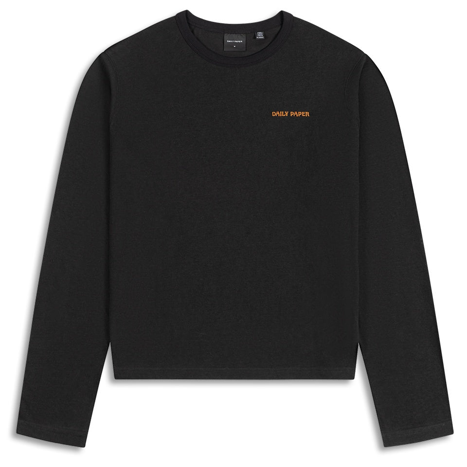 Daily Paper Slub-Longsleeve T-shirt Schwarz