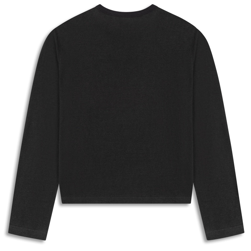 Daily Paper Slub-Longsleeve T-shirt Schwarz