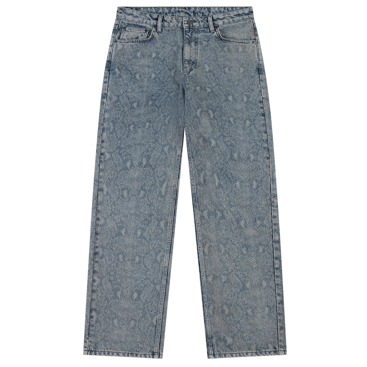 Daily Paper Snake Laser Amba Jeans Blau
