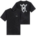 Daily Paper Textured Metallic Shield T-shirt Schwarz