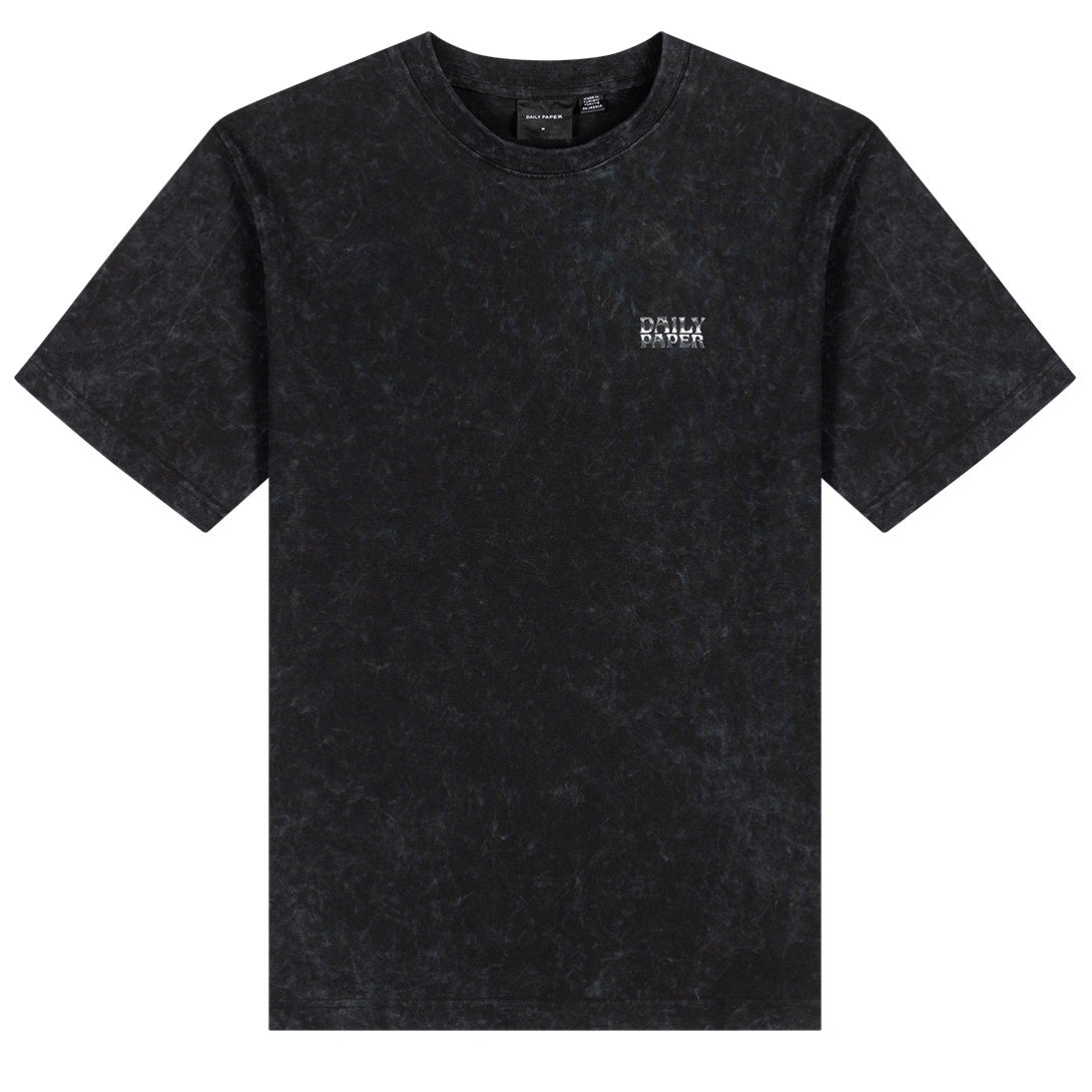 Daily Paper Textured Metallic Shield T-shirt Schwarz