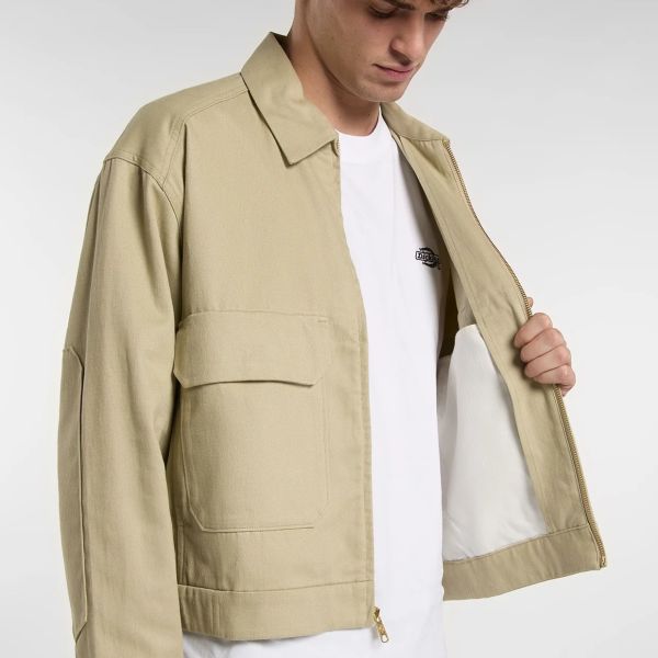 Dickies Hemp Twill Trucker Jack Beige