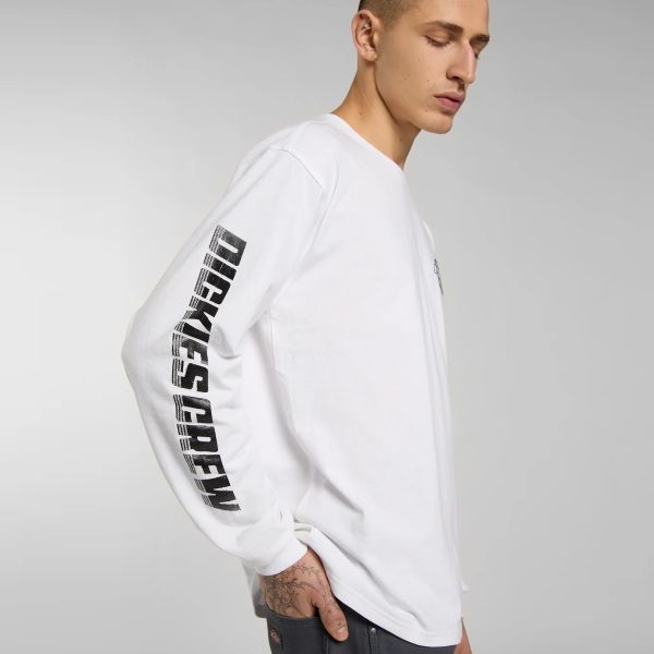 Dickies Nashport Longsleeve T-shirt Wit