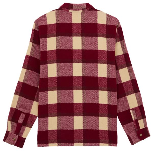 Dickies Plaid Coaling Overshirt Rood