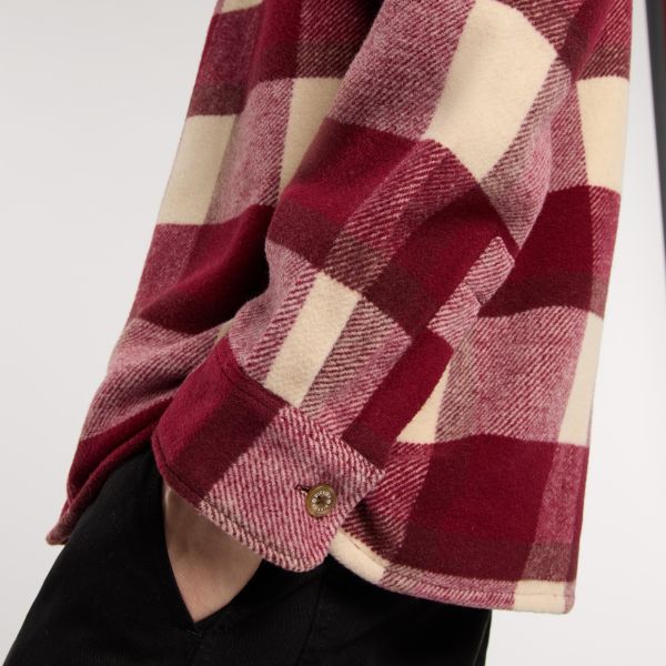 Dickies Plaid Coaling Overshirt Rood