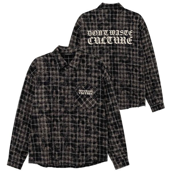 Don’t Waste Culture Levi Hemd Schwarz
