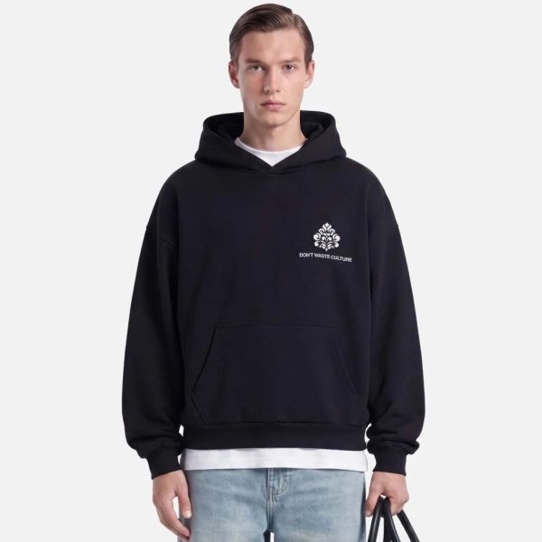 Don’t Waste Culture Puro Kapuzenpullover Schwarz