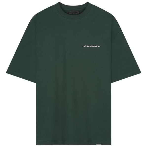 Don't Waste Culture Martin T-shirt Donker Groen