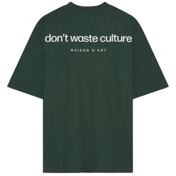 Don't Waste Culture Martin T-shirt Donker Groen
