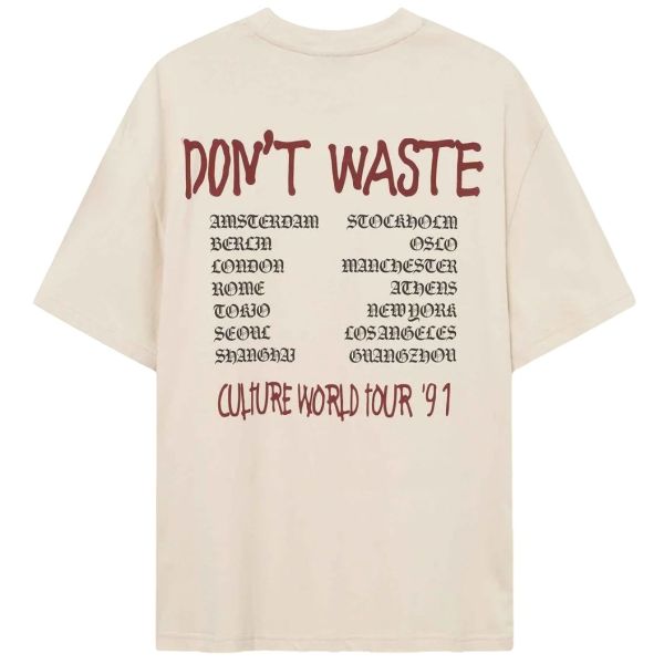 Don’t Waste Culture Jovi T-shirt Beige