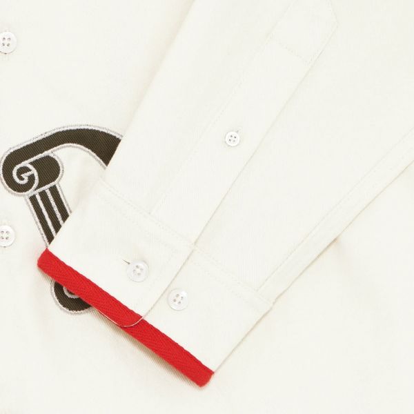 Drôle De Monsieur Racing Overhemd Off White