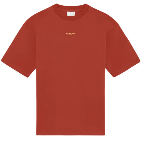 Drôle De Monsieur Slogan Classique T-shirt Rot