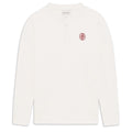 Drôle De Monsieur D Mirror Waffle Langarm-T-shirt Offwhite