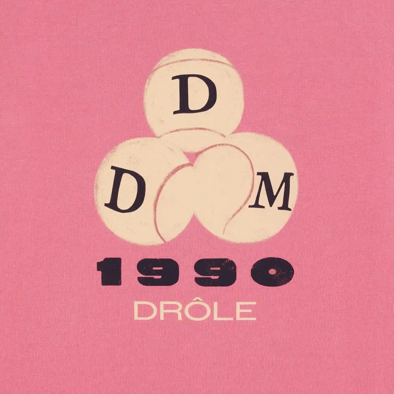 Drôle De Monsieur Drôle 1990 T-shirt Rosa