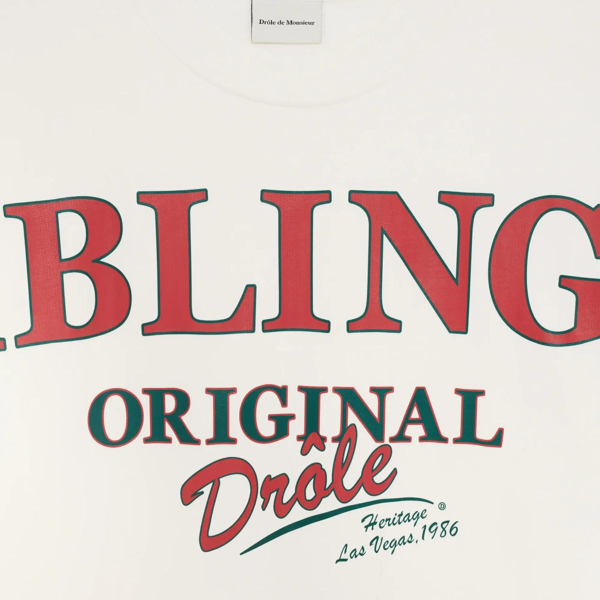 Drôle De Monsieur Gambling Hall Pullover Offwhite