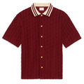 Drôle De Monsieur Monogram Hemd Bordeaux