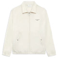 Drôle De Monsieur Nylon Slogan-Jacke Beige