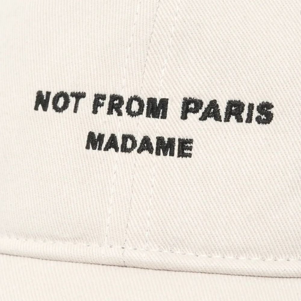 Drôle De Monsieur Slogan Cap Weiß