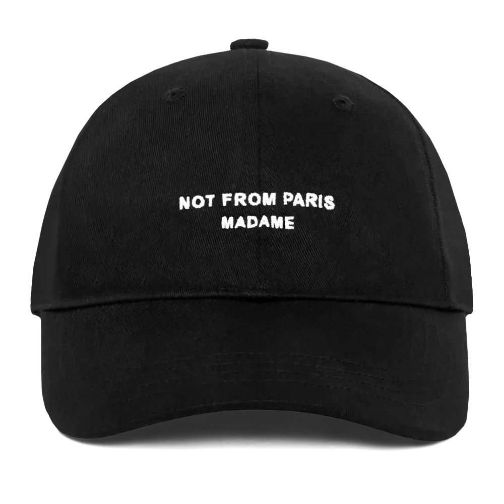 Drôle De Monsieur Slogan Cap Schwarz