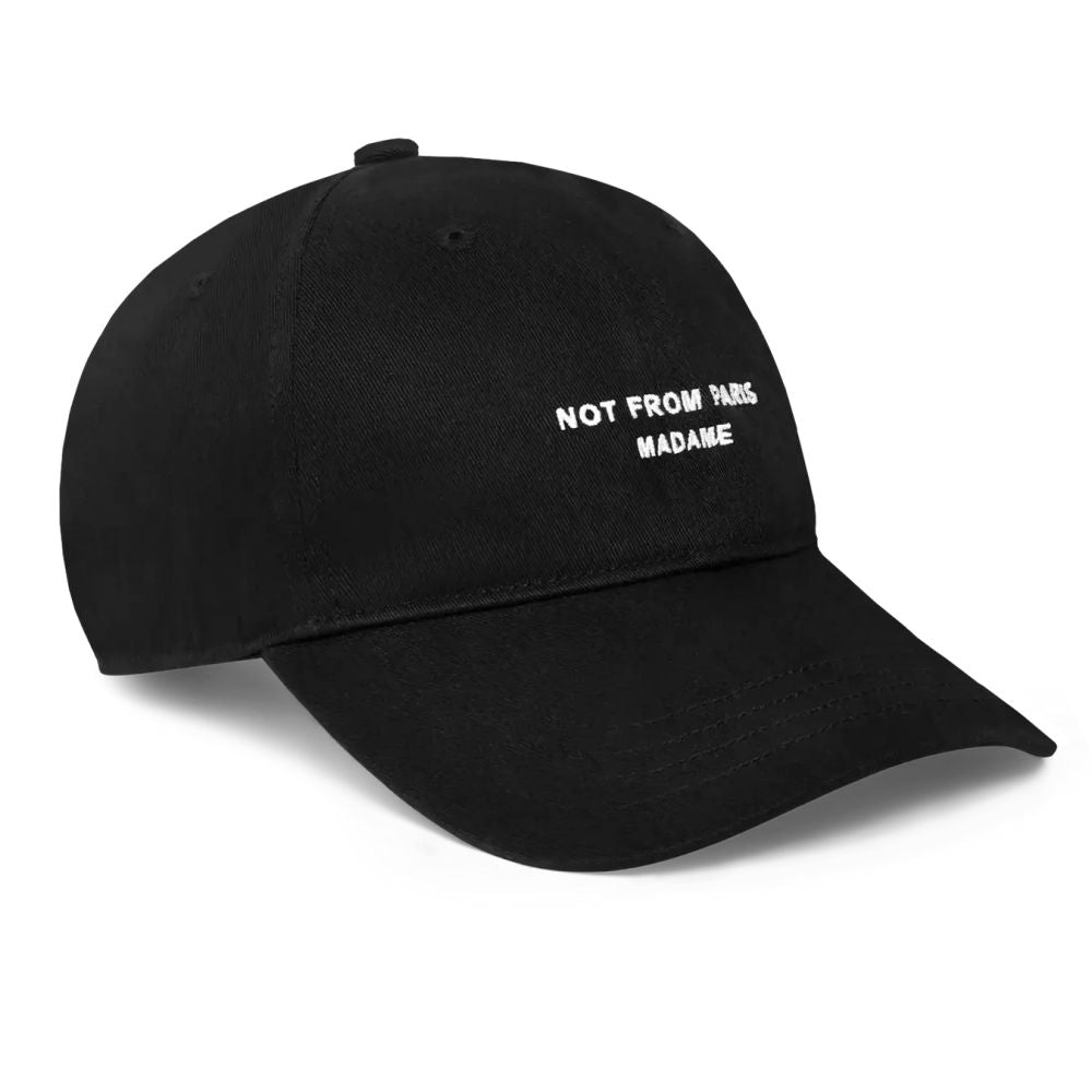 Drôle De Monsieur Slogan Cap Schwarz
