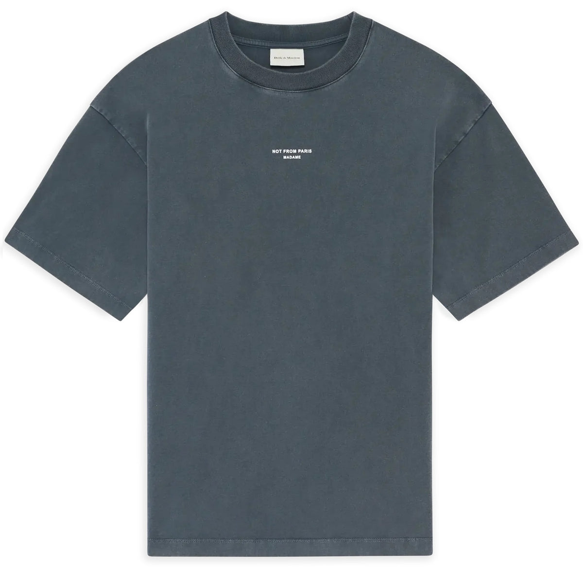 Drôle De Monsieur Slogan Classique T-shirt Anthrazit