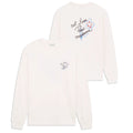 Drôle De Monsieur Slogan Esquisse Langarm-T-shirt Offwhite