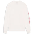 Drôle De Monsieur Slogan-Langarm-T-shirt Offwhite