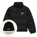 Drôle De Monsieur Slogan Puffer Schwarz