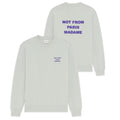 Drôle De Monsieur Slogan Pullover Grau