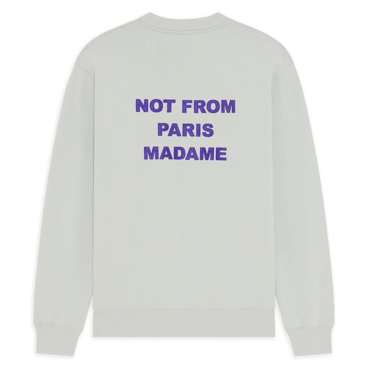 Drôle De Monsieur Slogan Pullover Grau
