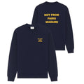 Drôle De Monsieur Slogan Pullover Marine
