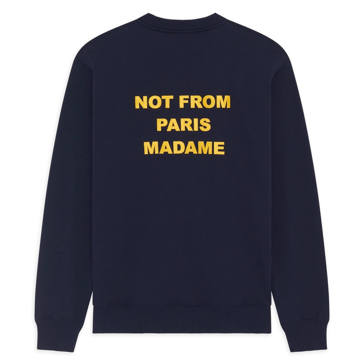 Drôle De Monsieur Slogan Pullover Marine