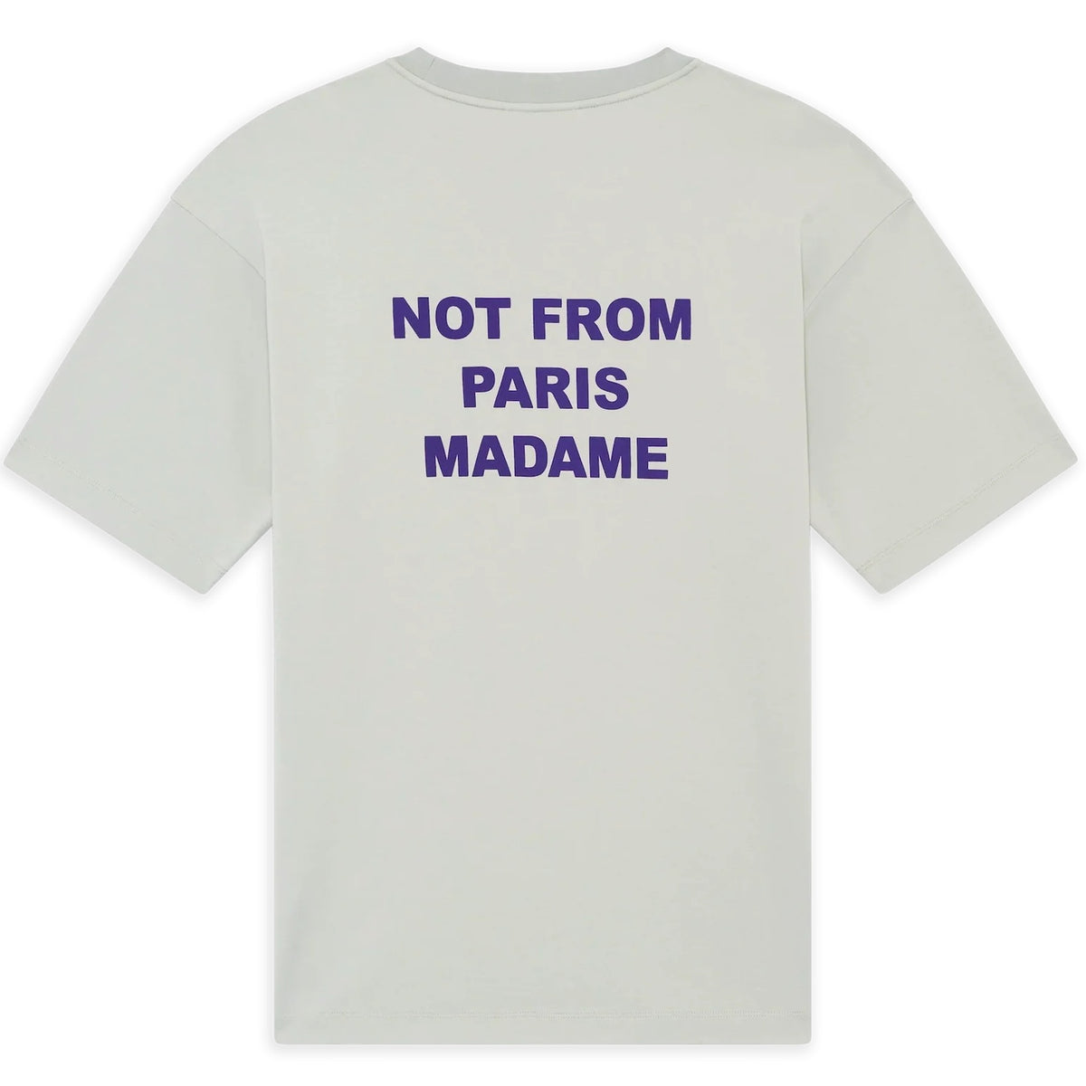 Drôle De Monsieur Slogan T-shirt Grau