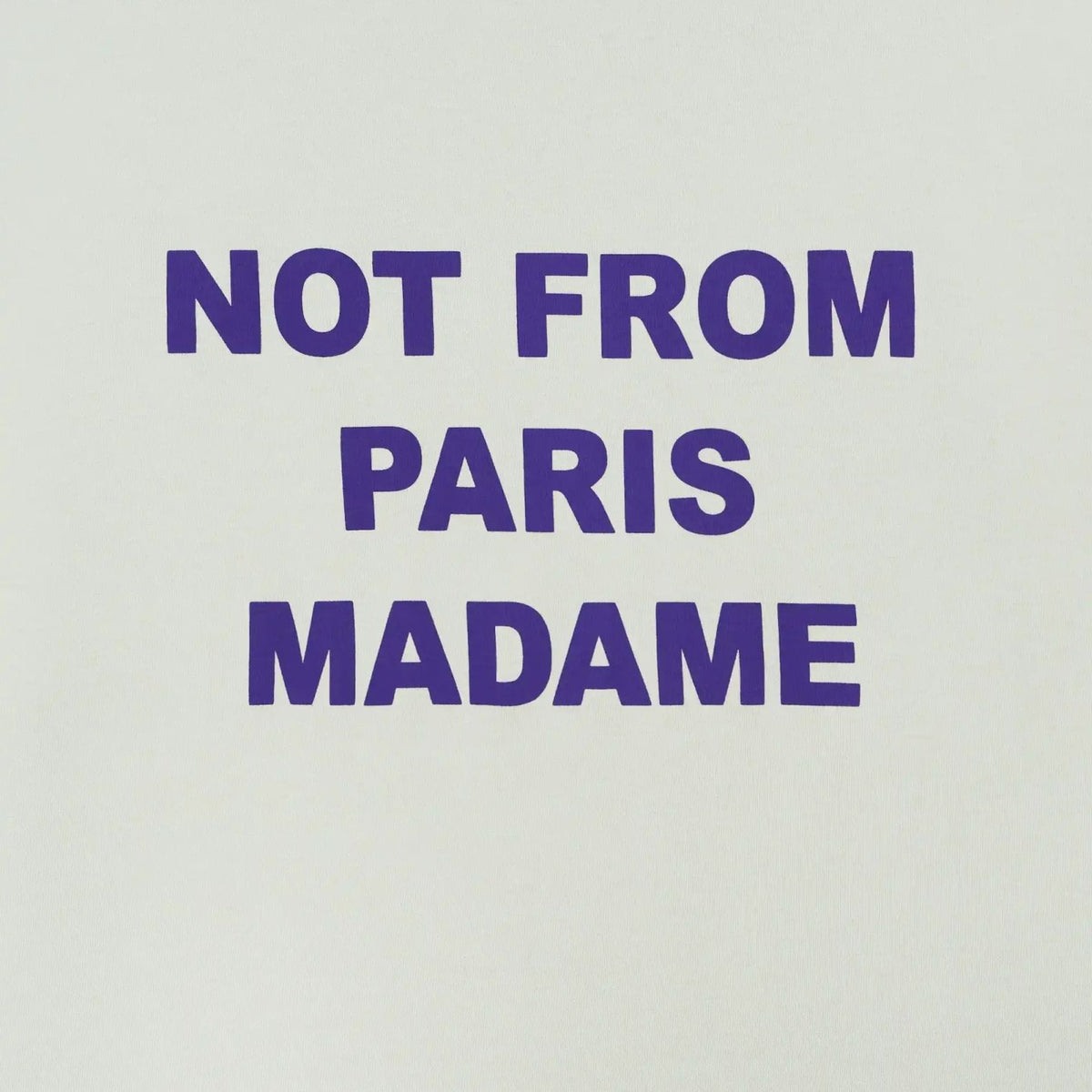 Drôle De Monsieur Slogan T-shirt Grau