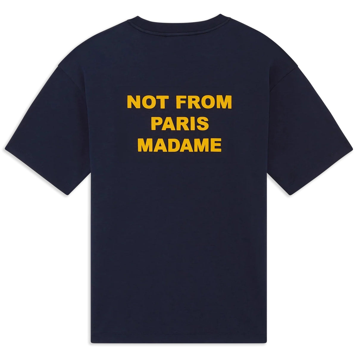 Drôle De Monsieur Slogan T-shirt Marine