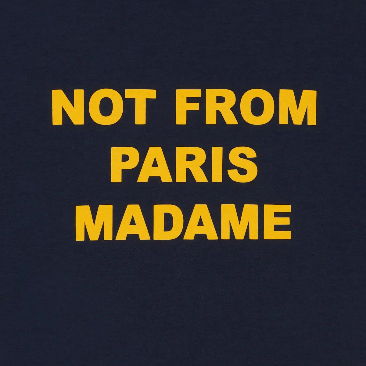 Drôle De Monsieur Slogan T-shirt Marine