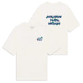 Drôle De Monsieur Vine Embroidered Slogan T-shirt Offwhite